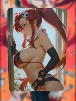 Yoko Littner Gurren Lagann Anime Waifu Sexy Goddess Doujin Lewd Hentai Card - Image 1