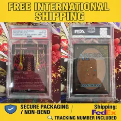 MTG Shivan Dragon Serialized #7/295 Secret Lair MagicCon PSA 10 GEM MINT Japan - Image 1