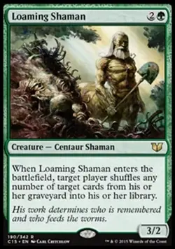 MTG Loaming Shaman - Commander 2015 [ Excellent ] - Image 1