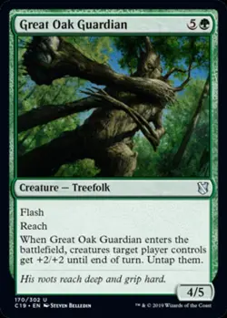 Great Oak Guardian - Near Mint MTG Commander 2019 - Image 1