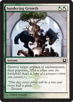Sundering Growth - Medium Play MTG Return to Ravnica - Image 1
