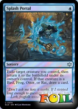 Splash Portal 0074 MTG Bloomburrow Uncommon NP Foil - Image 1