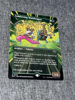 MTG, AETHERDRIFT: LUMBERING WORLDWAGON, REGULAR, UNCOMMON #0316 DFT - Image 1