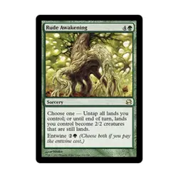 WOTC MtG Modern Masters 2013 Rude Awakening (R) (Foil) EX - Image 1