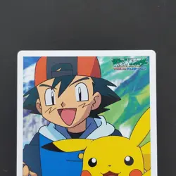 Pikachu Ash #001 Pokemon AG Weekly Snap Card Vintage Nintendo Bandai Japanese - Image 3