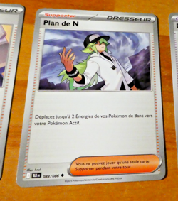 POKEMON FOUDRE NOIRE CARD CARTE PLAN DE N 083/086 BLK EV10.5 FR MINT 2025 - Image 1