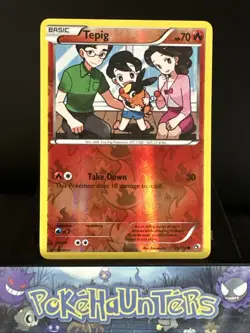 Pokemon Card Tepig 25/113 Legendary Treasures Reverse Holo Rare NM - Image 1