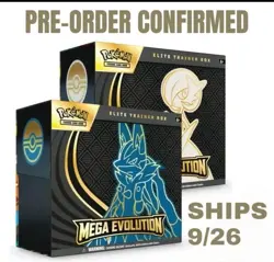 Pokemon TCG Mega Evolution Elite Trainer ETB SET OF 2 ✅CONFIRMED - Image 1