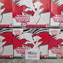 x8 Pokemon TCG White Flare ETB Elite Trainer Box BRAND NEW & SEALED ✅ - Image 2