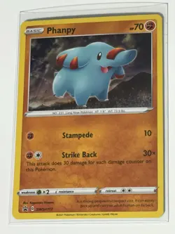 Phanpy SWSH117 - Pokemon TCG Sword & Shield Black Star Promo Holo Rare Card - NM - Image 1