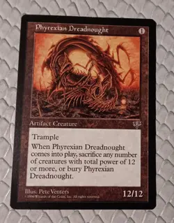 MTG Mirage - Phyrexian Dreadnought - NM - Image 1