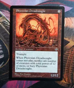 MTG Mirage - Phyrexian Dreadnought - NM - Image 2