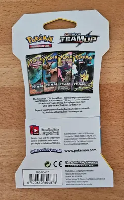 Pokemon Sun & Moon: Team Up Sleeved Booster Pack - Snorlax - Rare - Short Print - Image 2