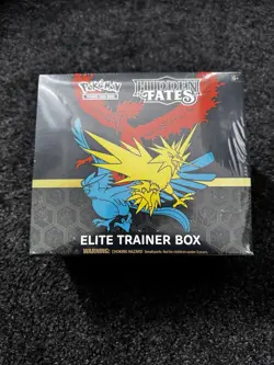 Hidden Fates Elite Trainer Box - ETB - Factory Sealed SM Pokemon TCG - Near Mint - Image 1