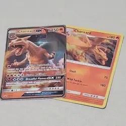 Pokemon TCG Detective Pikachu Charizard Gx Sm195 Promo + Charizard 5/16 2 Pack - Image 1