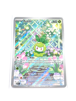 Petilil 091/086 Illustration Rare Holo Black Bolt POKEMON TCG S&V BLK EN NM/M - Image 2