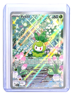Petilil 091/086 Illustration Rare Holo Black Bolt POKEMON TCG S&V BLK EN NM/M - Image 4