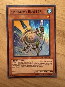 TU06-EN004 Fishborg Blaster Super Rare Yugioh - Image 1
