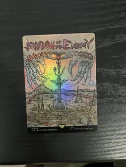 MTG English Shadow of the Enemy (Borderless Poster) NM Foil - Image 1