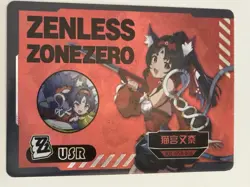 NEKOMIYA MANA USR JQL-USR-016 Zenless Zone Zero ZZZ Anime Collectible Card - Image 1