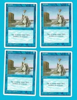 MTG 4x Twiddle 4th Edition (LP) Magic the Gathering 1995 VTG - Image 1