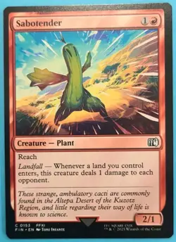Sabotender x4 NM Final Fantasy MTG Magic the Gathering - Image 1