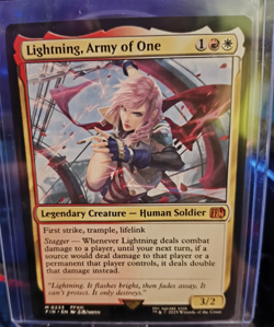 Lightning, Army of One Final Fantasy Regular mtg nm Magic the gathering - Image 1