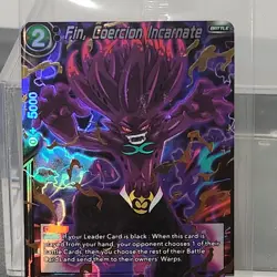 Dragonball Z Saiyan Showdown Fin Coercion Incarnate Holo Promo Trading Card - Image 4