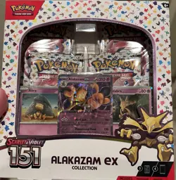 Pokemon TCG Scarlet & Violet Alakazam EX Booster Box 151 Card Collection - Image 2