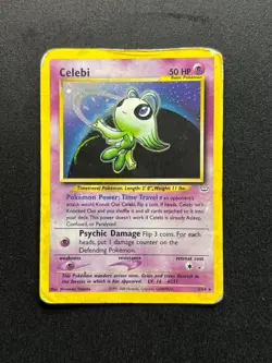 HP - Celebi 3/64 Neo Revelation Holofoil card Pokemon TCG - Image 1