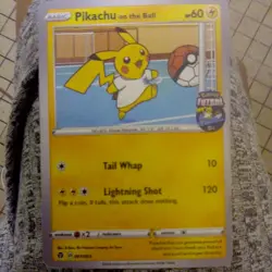 Pikachu On The Ball 001/005 - Pokemon FA Futsal UK Exclusive Promo Card - SEALED - Image 2