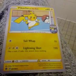 Pikachu On The Ball 001/005 - Pokemon FA Futsal UK Exclusive Promo Card - SEALED - Image 5