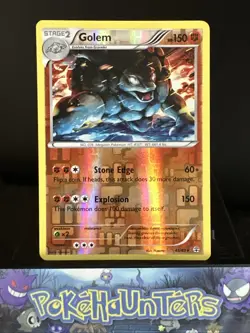 Pokemon Card Golem 45/83 XY Generations Rare Reverse Holo Light Play - Image 1