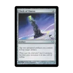 WOTC MtG Fifth Dawn Clock of Omens (U) EX - Image 1