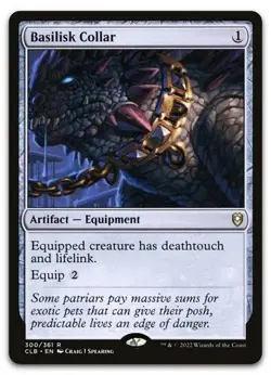 Basilisk Collar #300 (NM) Baldur's Gate CLB Magic MTG - Image 1