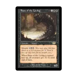 WOTC MtG Legions Bane of the Living (R) (Foil) VG - Image 1