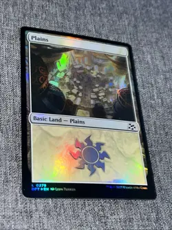 MTG Aetherdrift - Plains (0279) - Foil / Land / NM / DFT /Eng - Image 1