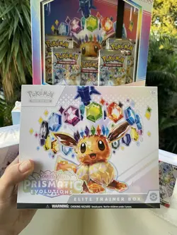Pokemon Prismatic Evolutions - Elite Trainer Box ETB BRAND NEW SEALED✅FREE SHIP✅ - Image 1