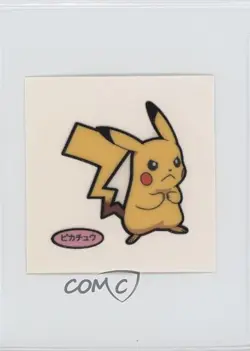 Pikachu (Set 137) Japanese Daiichi Pokemon Bread Deco Chara Stickers 2000 0v7a - Image 1
