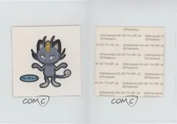 Alolan Meowth (Set 155) Japanese Daiichi Pokemon Bread Deco Chara Stickers 0v7a - Image 3