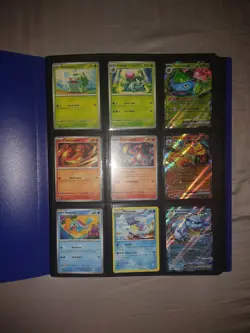Pokemon Cards 151 Kanto Gen 1 Pokedex Complete Cardguard Binder Collection - Image 1