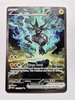 Pokemon TCG Zekrom 166/086 SV Black Bolt SIR Pack Fresh PSA 10 Contender MINT - Image 1