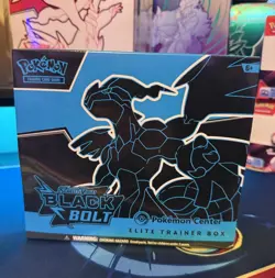 Pokemon Center Exclusive Black Bolt ETB Elite Trainer Box - Image 1