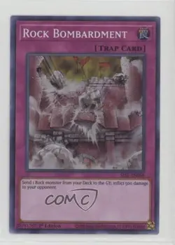 Rock Bombardment 1st Ed. YuGiOh Secret Slayers #SESL-EN058 0a3 - Image 1