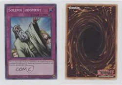 Solemn Judgment 1st Ed. YuGiOh Secret Slayers #SESL-EN045 0ed - Image 3