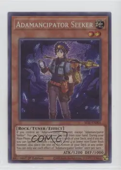 Adamancipator Seeker 1st Ed. YuGiOh Secret Slayers #SESL-EN001 c6w - Image 1