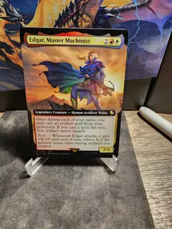 MTG English Edgar, Master Machinist (Extended Art) NM Foil Rare 0169 - Image 1