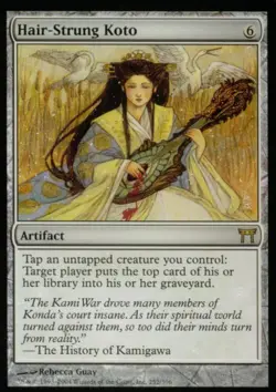 Hair-Strung Koto - Light Play MTG Champions of Kamigawa - Image 1
