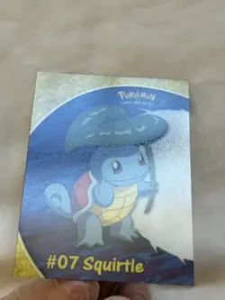 2000 Topps Pokemon Squirtle #07 TV Animation Edition PC4 - Image 4