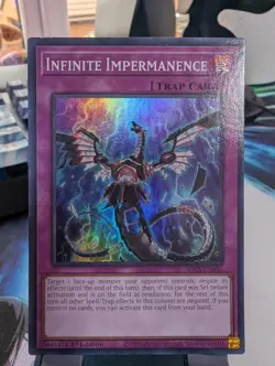 YuGiOh! Infinite Impermanence SDCS-EN036 Super Rare 1st Ed - Image 1